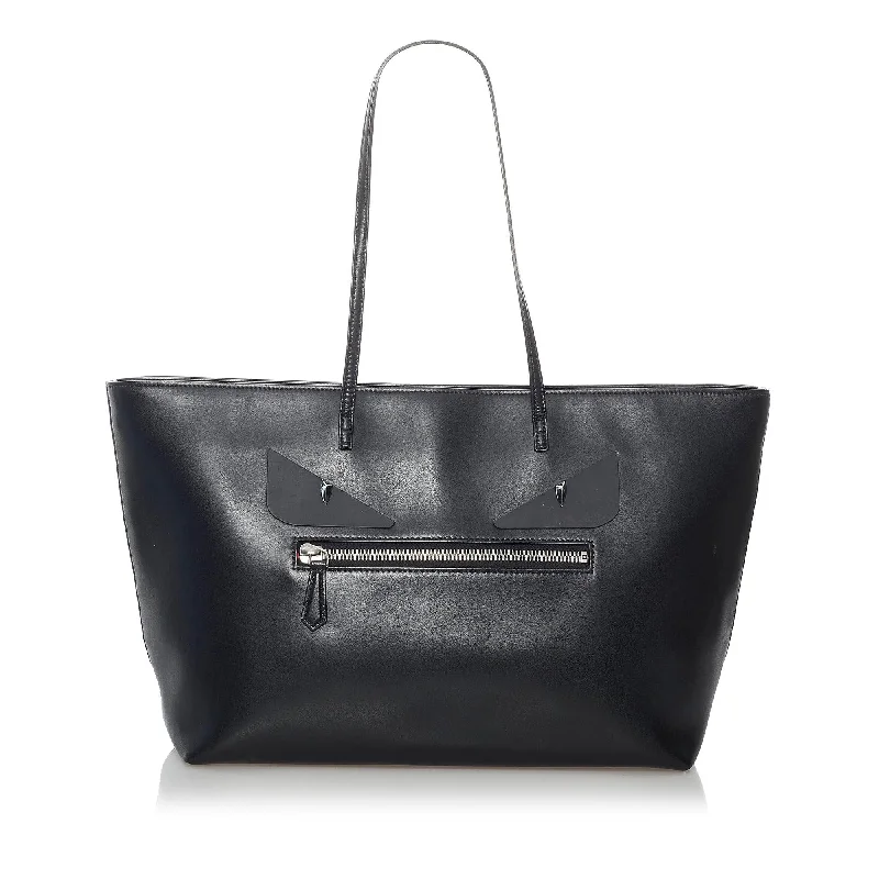 Fendi Monster Roll Leather Tote Bag (SHG-30045)