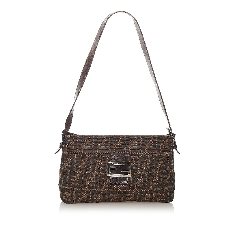 Fendi Zucca Canvas Shoulder Bag (SHG-27396)