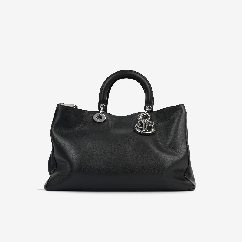 Diorissimo Large Tote - Black Calfskin