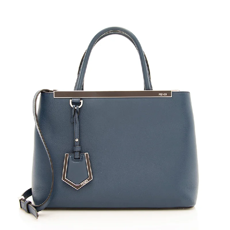 Fendi Leather Petite 2Jours Tote (SHF-18866)