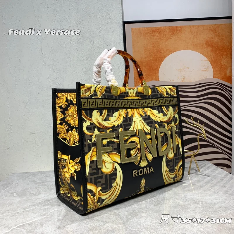 Fendace FENDI VERSACE handbag