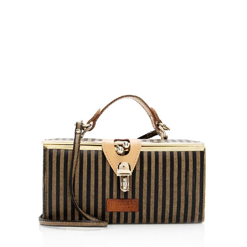 Fendi Vintage Pequin Train Case Shoulder Bag (SHF-18663)