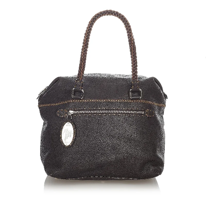 Fendi Selleria Leather Handbag (SHG-31787)