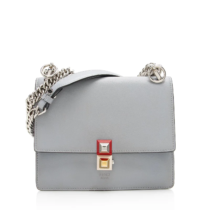 Fendi Calfskin Kan I Small Shoulder Bag (SHF-22970)