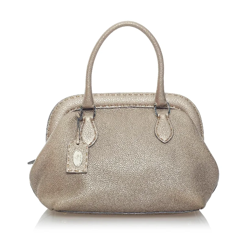 Fendi Selleria Leather Handbag (SHG-31221)