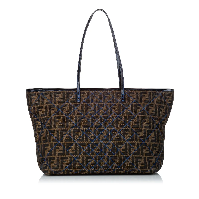 Fendi Zucca Roll Quilted Canvas Tote Bag (SHG-30596)