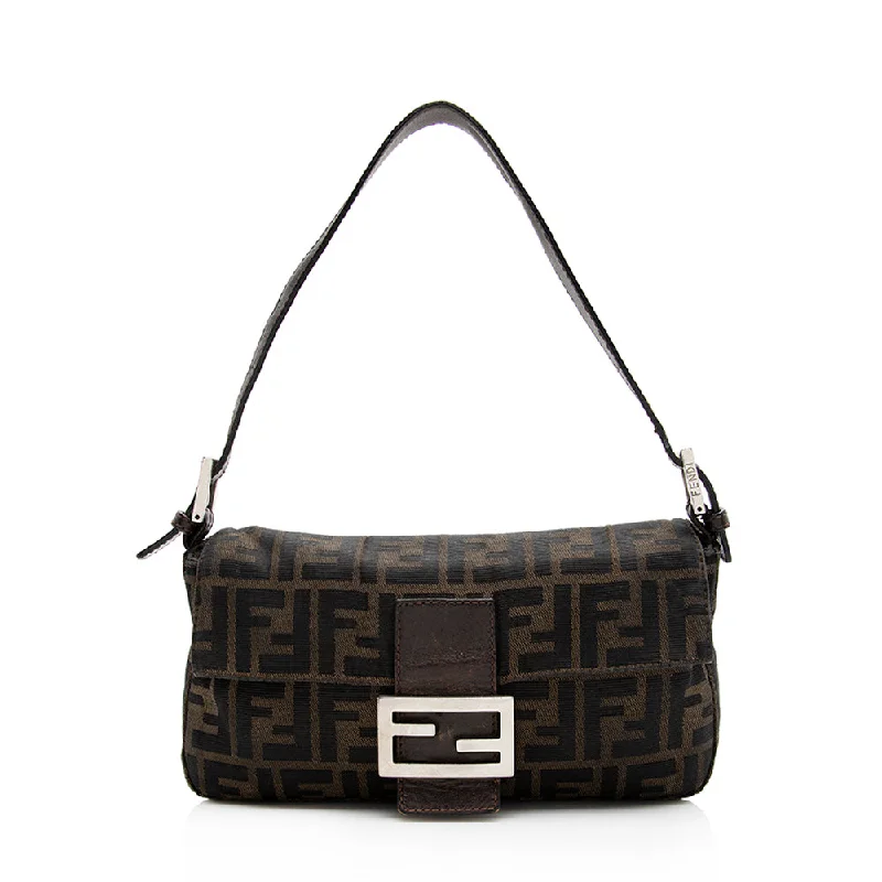 Fendi Zucca Baguette Shoulder Bag - FINAL SALE (SHF-20855)