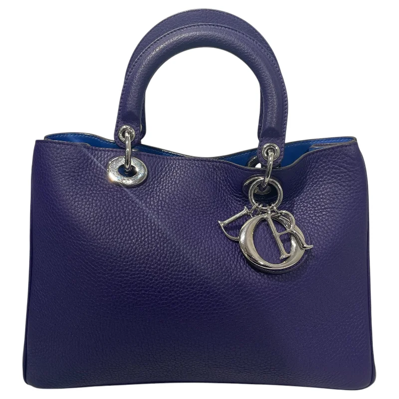 Christian Dior/Tote Bag/Monogram/Leather/PPL/PEBBLED DIORISSIMO