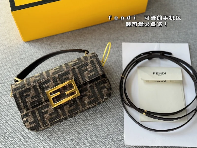 Fendi Canvas Handbag Shoulder Bag