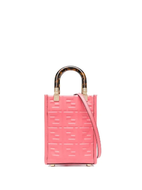 Fendi Sunshine Mini Leahter Tote Bag