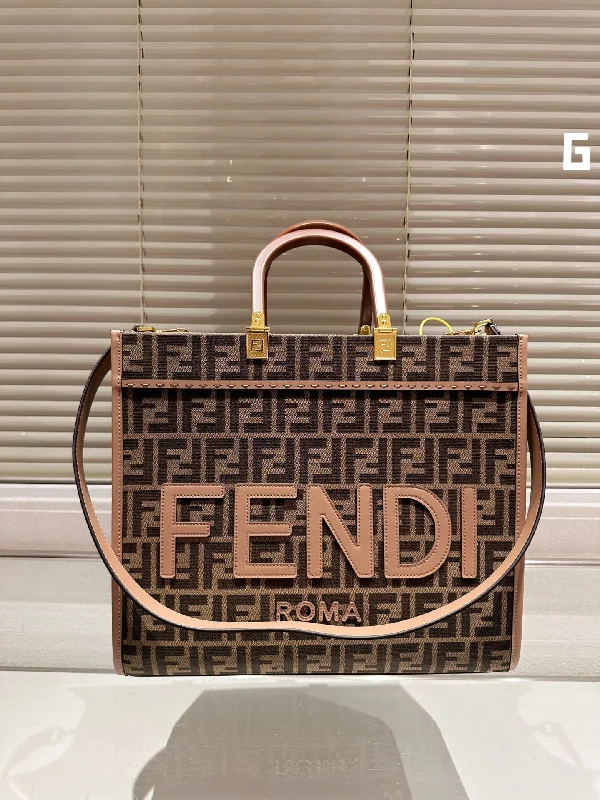 Fendi Logo tote bag fendi tote shopping bag