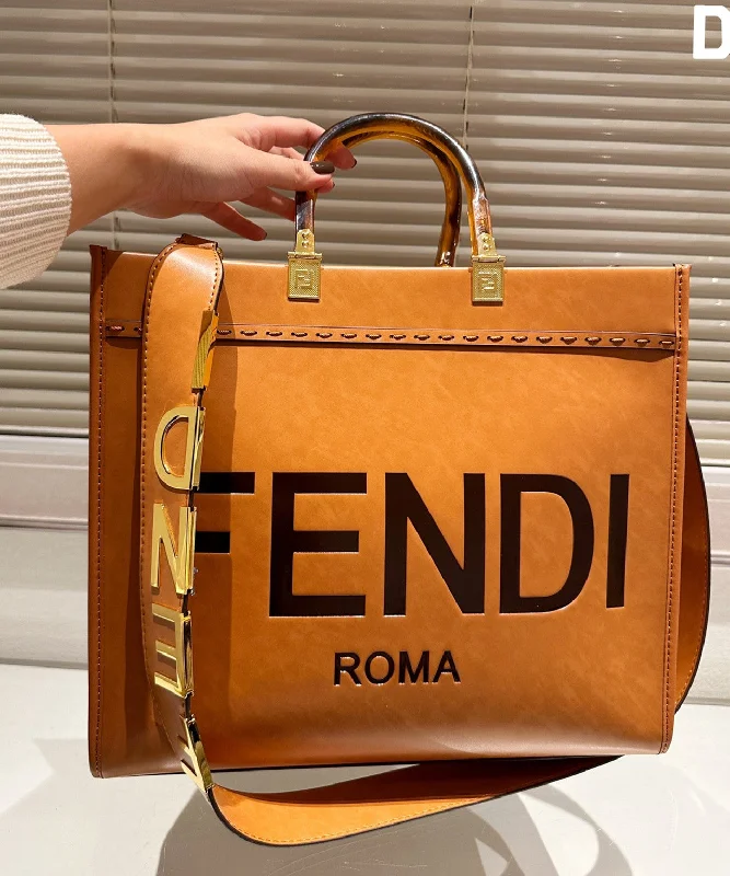 fendi Logo tote bag fendi tote handbag shopping bag