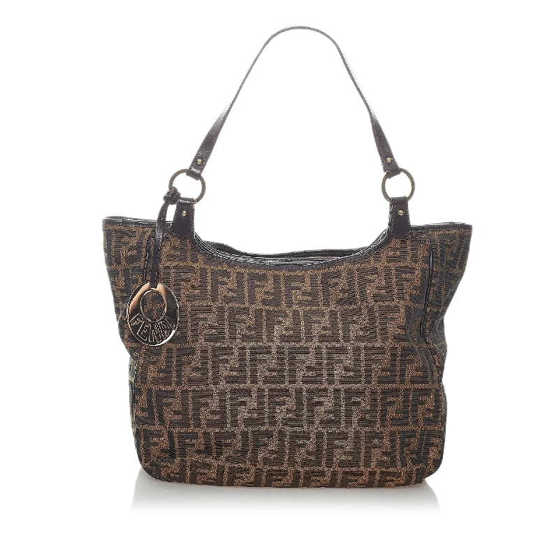 Fendi Zucca Canvas Shoulder Bag (SHG-30750)