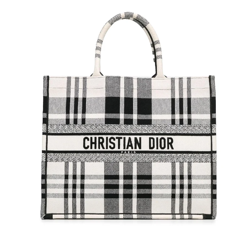 Dior Large Check'n'Dior Book Tote (SHG-ZkMe5m)