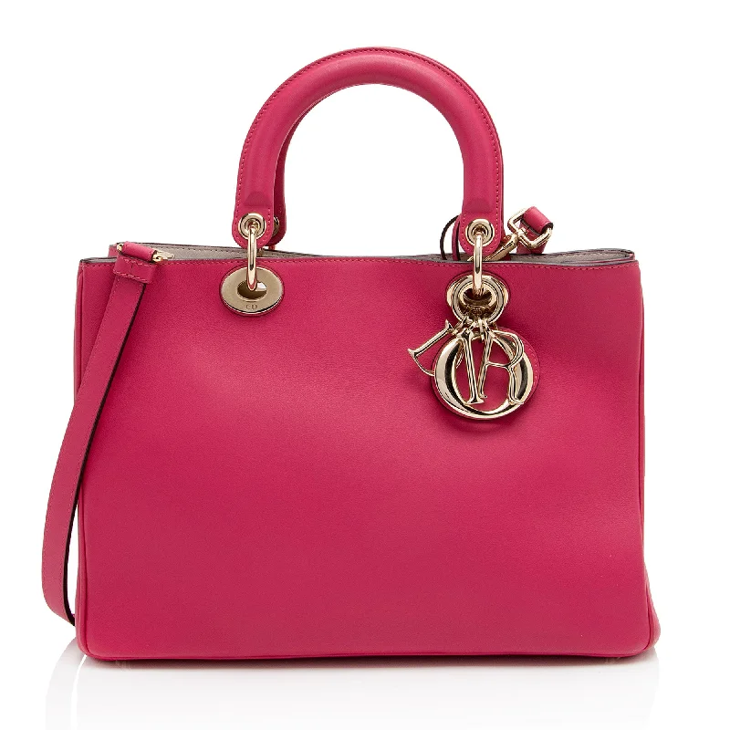 Dior Calfskin Diorissimo Medium Tote (SHF-8DRXfS)