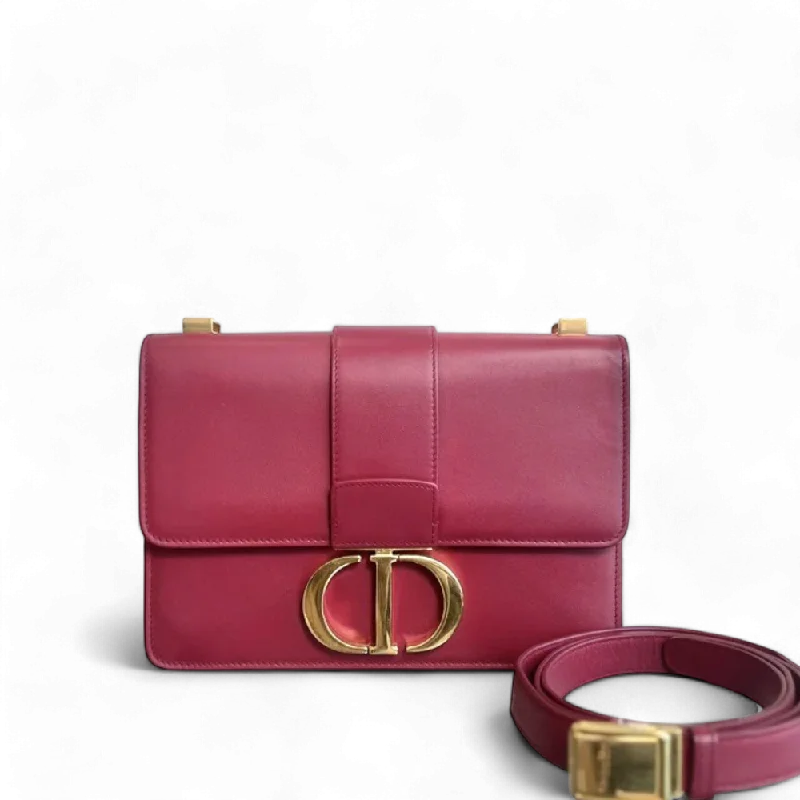 Dior 30 Montaigne - Calfskin Medium Red Shoulder Bag GHW