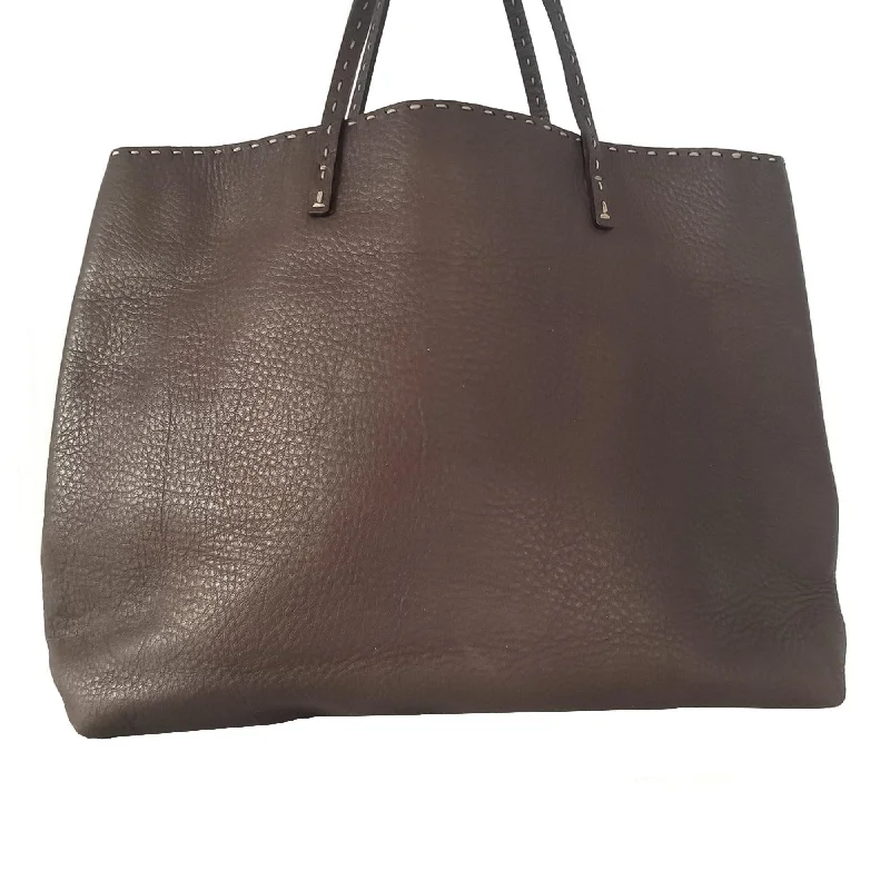 Fendi Selleria Leather Tote Bag (SHG-28191)