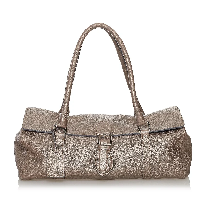 Fendi Selleria Linda Leather Handbag (SHG-33666)