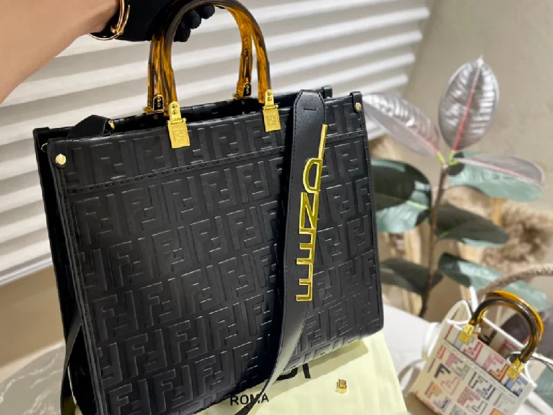 Fendi embossed Sunshine Tote Bag