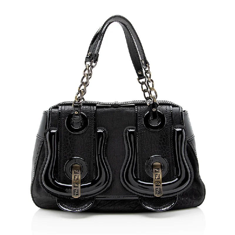 Fendi Leather B Bag Shoulder Bag (SHF-14761)