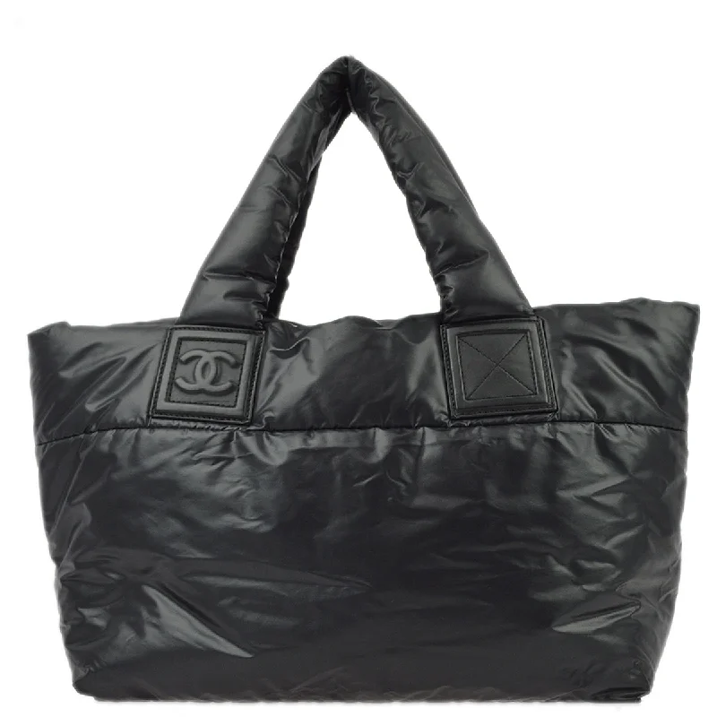 Chanel Black Nylon Coco Cocoon Tote Handbag