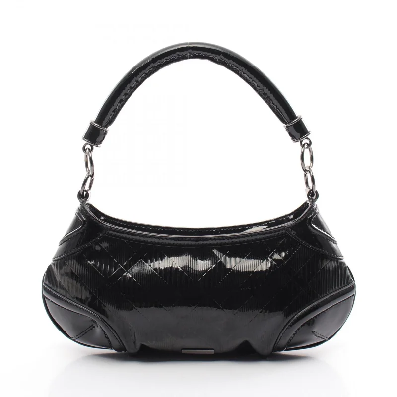 Burberry BURBERRY Handbag Bag Patent Leather Women's Black