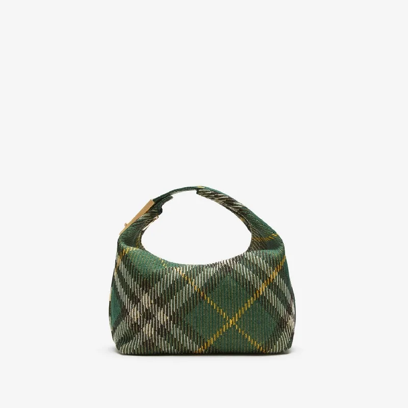 BURBERRY Medium Green Duffle Handbag