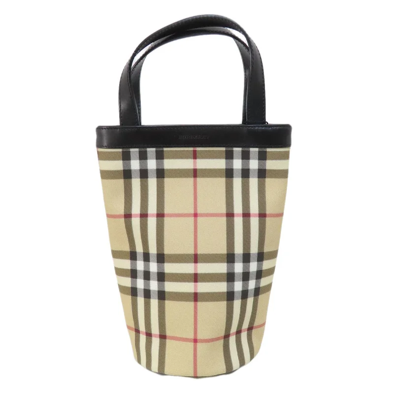 Burberry Nova Check Handbag PVC Women's BURBERRY