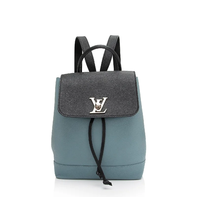 Louis Vuitton Calfskin Lockme Backpack (SHF-o75YtZ)