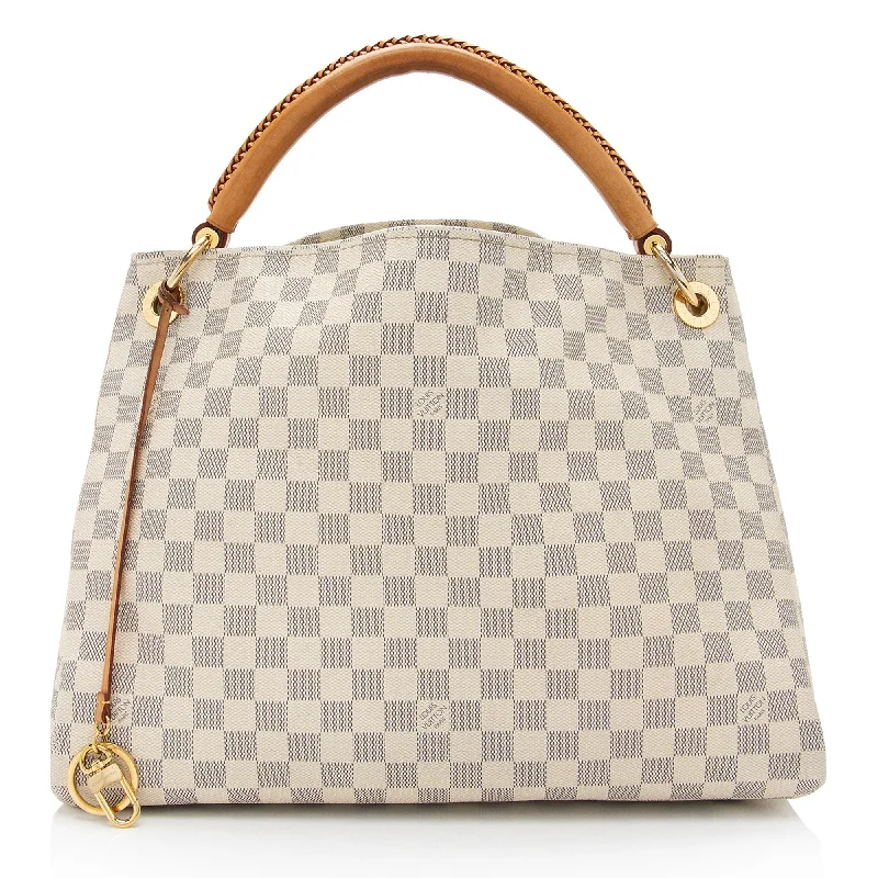 Louis Vuitton Damier Azur Artsy MM Shoulder Bag (SHF-A8ts8C)