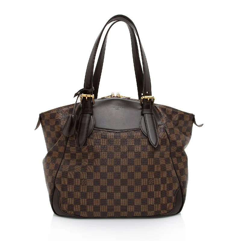 Louis Vuitton Damier Ebene Verona GM Shoulder Bag (SHF-BrKB8L)