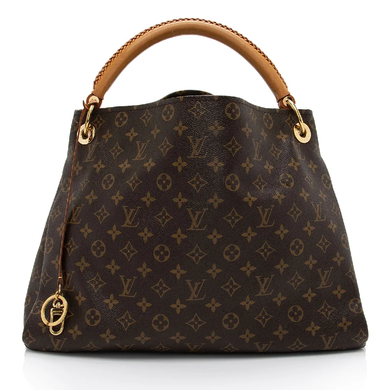 Louis Vuitton Monogram Canvas Artsy MM Shoulder Bag (SHF-Lla6Jn)