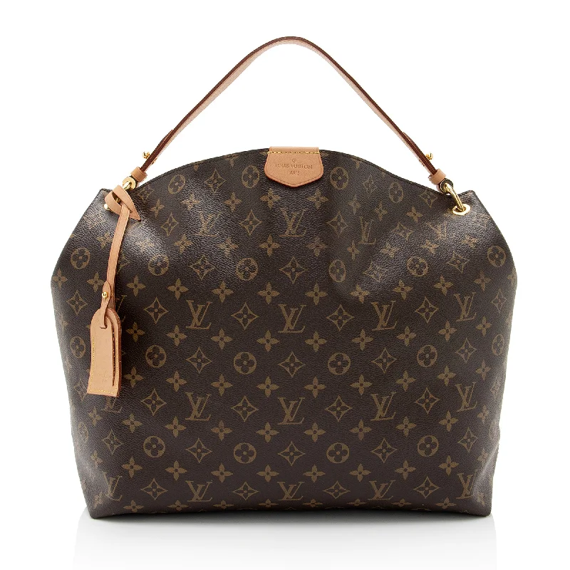 Louis Vuitton Monogram Canvas Graceful MM Hobo (SHF-ovfcpu)