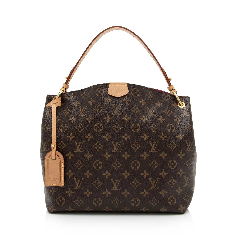 Louis Vuitton Monogram Canvas Graceful PM Hobo (SHF-OT6WIw)