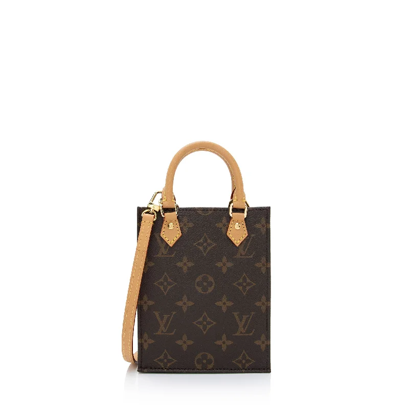 Louis Vuitton Monogram Canvas Petit Sac Plat Shoulder Bag (SHF-Vkwlcf)