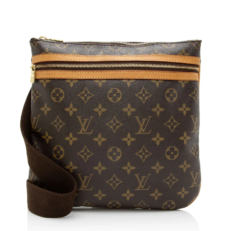 Louis Vuitton Monogram Canvas Pochette Bosphore Messenger Bag (SHF-wCZE0F)