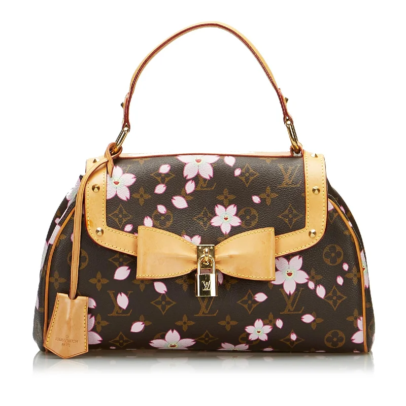 Louis Vuitton Monogram Cherry Blossom Sac Retro Takashi Murakami (SHG-CSyakF)