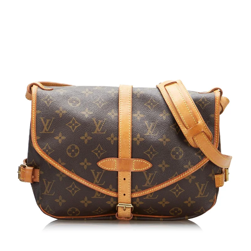 Louis Vuitton Monogram Saumur 30 (SHG-J8FiLC)