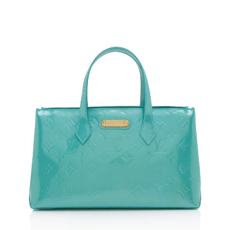 Louis Vuitton Monogram Vernis Wilshire PM Tote (SHF-uxm9NV)