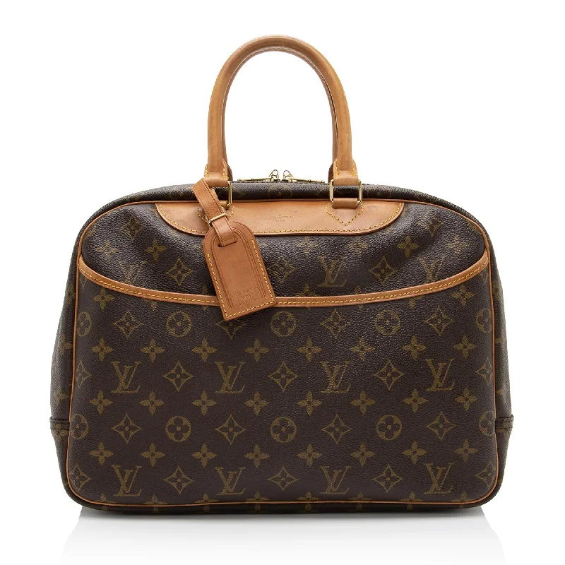 Louis Vuitton Vintage Monogram Canvas Deauville Satchel (SHF-U9qm82)