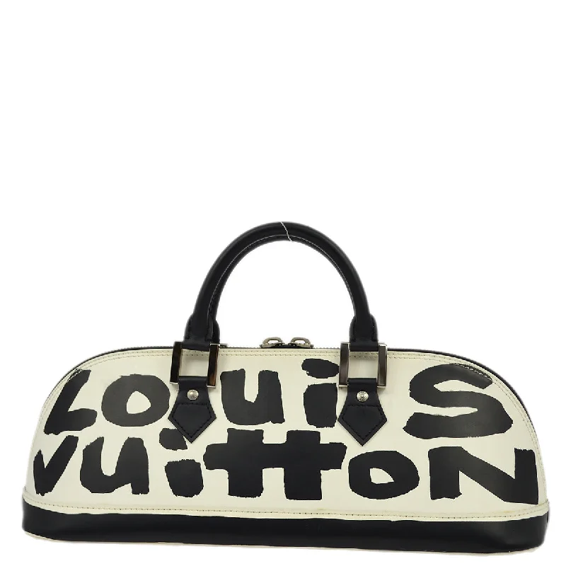 Louis Vuitton 2001 Black Graffiti Alma Horizontal Handbag M92175