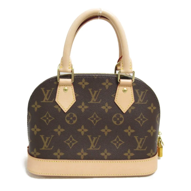 LOUIS VUITTON Alma BB 2way Shoulder Bag Brown Monogram PVC coated canvas M53152