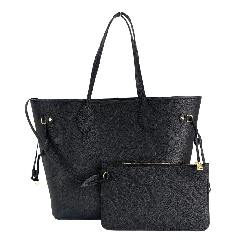 Louis Vuitton Black Monogram Giant Empreinte Neverfull MM