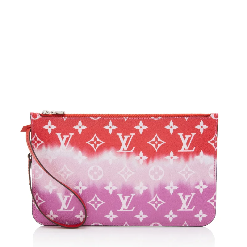 Louis Vuitton Monogram Canvas Escale Neverfull MM Pochette (SHF-TSzPYU)