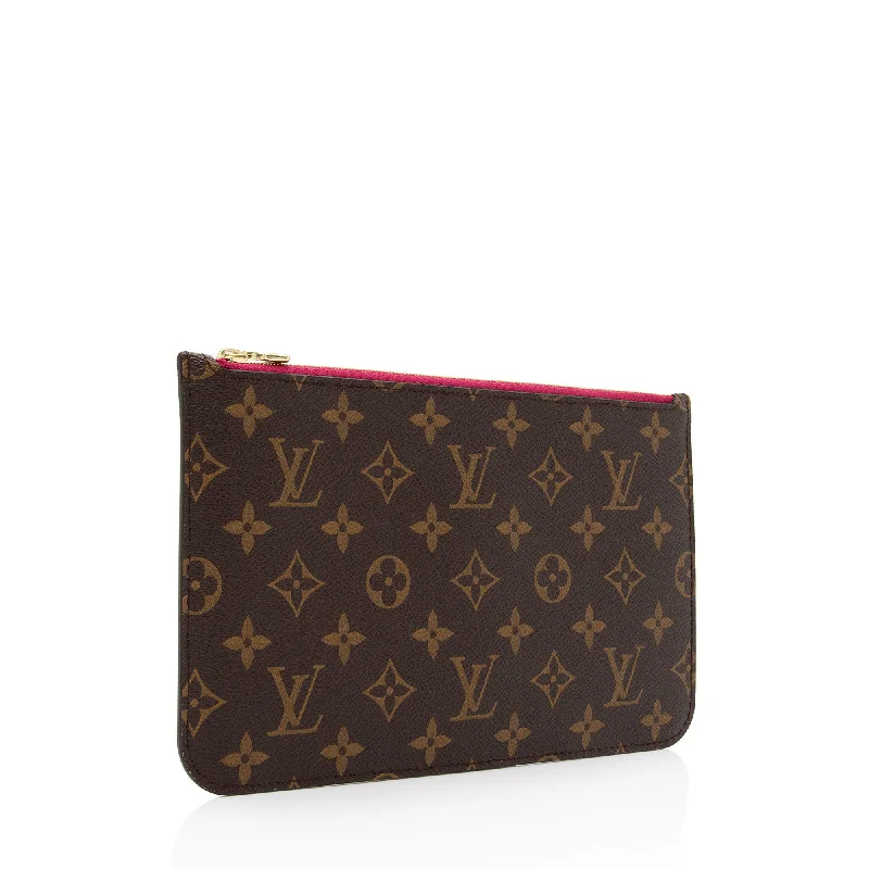 Louis Vuitton Monogram Canvas Neverfull MM Pochette (SHF-RrBOde)