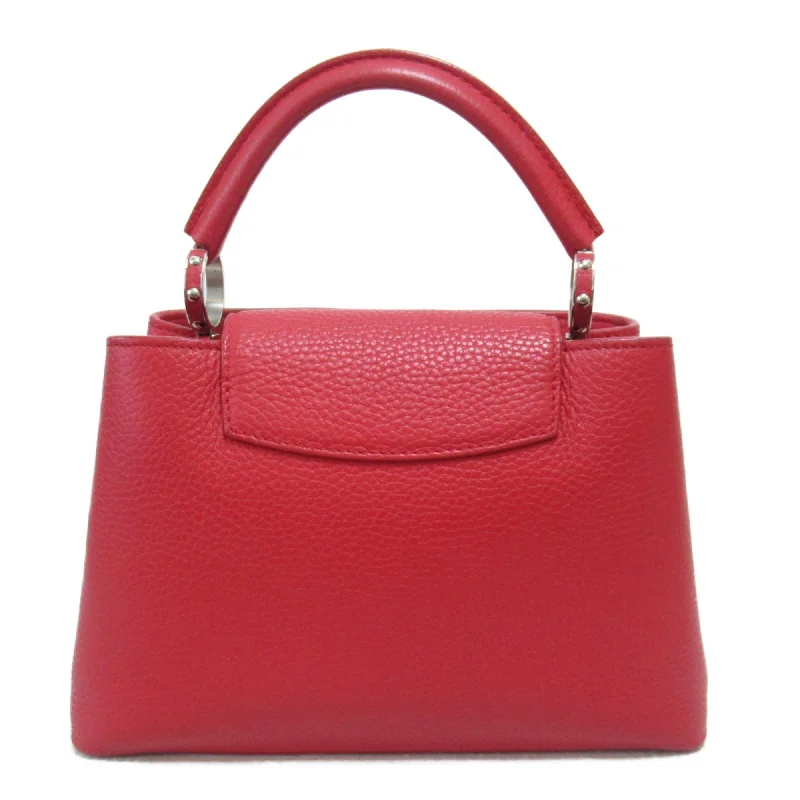 LOUIS VUITTON CapucineBB 2wayShoulder Bag Red Rubis Taurillon Clemence Leather leather M94754