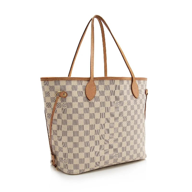 Louis Vuitton Damier Azur Neverfull MM Tote (SHF-22352)