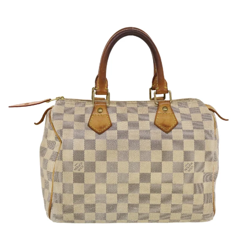 LOUIS VUITTON Damier Azur Speedy 25 Hand Bag N41534 LV Auth 42282