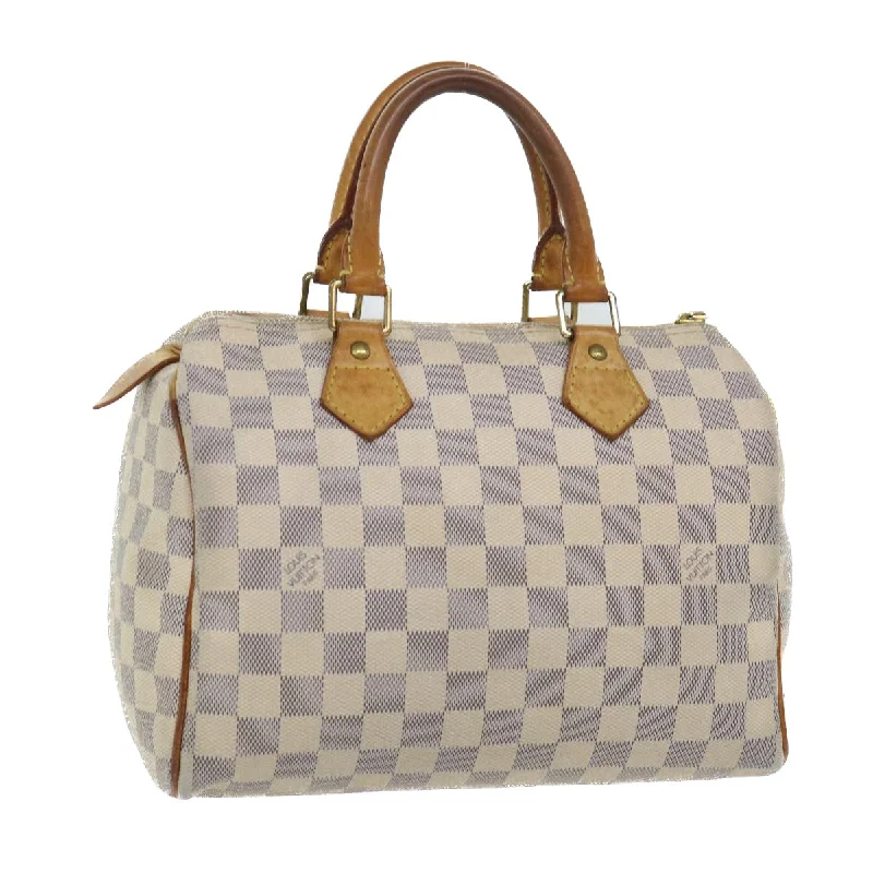 LOUIS VUITTON Damier Azur Speedy 25 Hand Bag N41534 LV Auth 52945