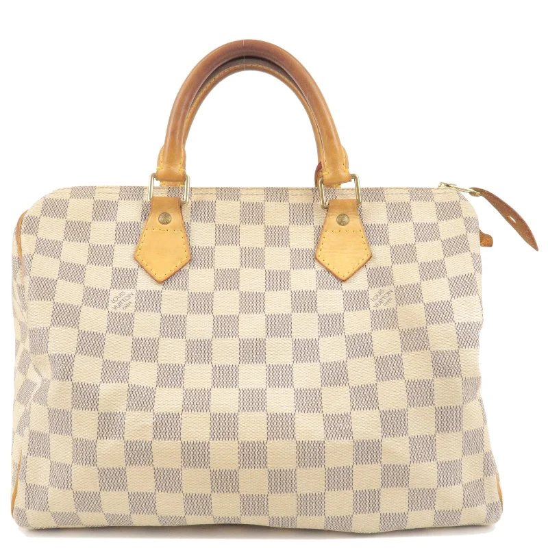 Louis Vuitton Damier Azur Speedy 30 Boston Hand Bag N41533